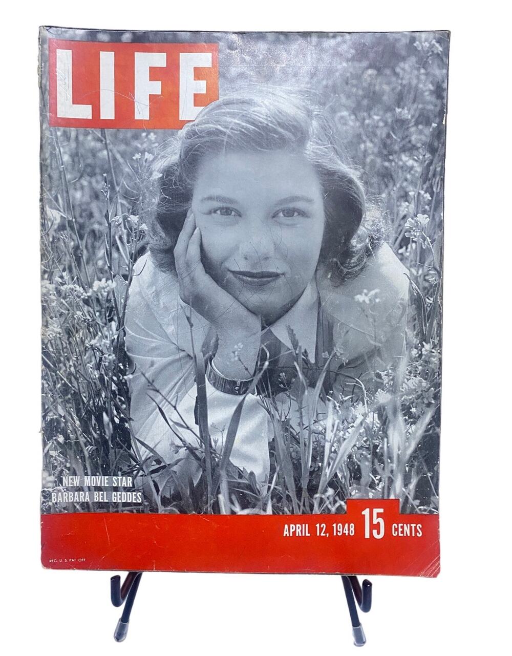 LIFE Magazine April 12 1948 Barbara Bel Geddes Cover New Movie Star Vintage